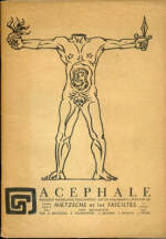 André Masson’s cover for the issue of Acéphale