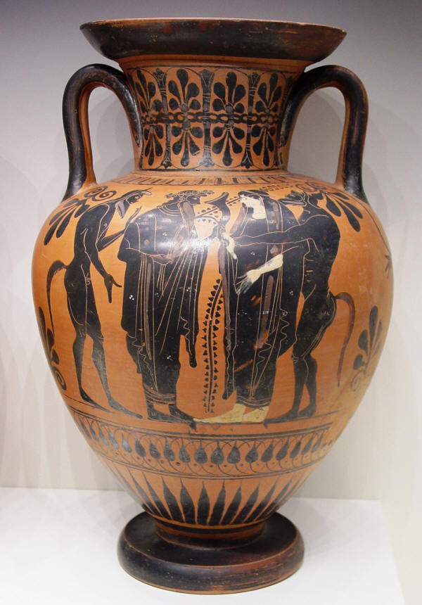 Storage Jar with Dionysos and Ariadne