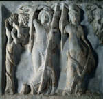Reliefblock mit Dionysos und Ariadne