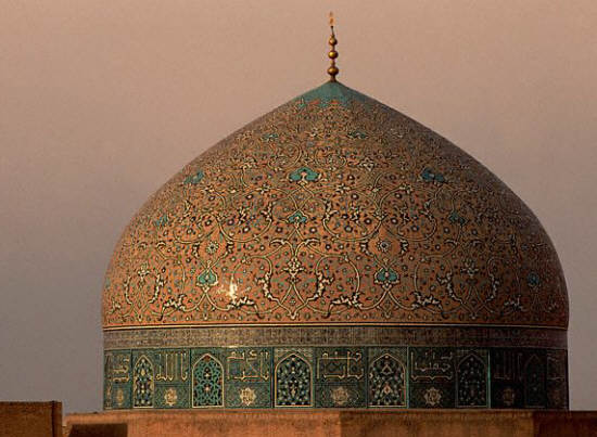 Dome of the Sheikh Lotfollah Mosque, Isfahan, Iran