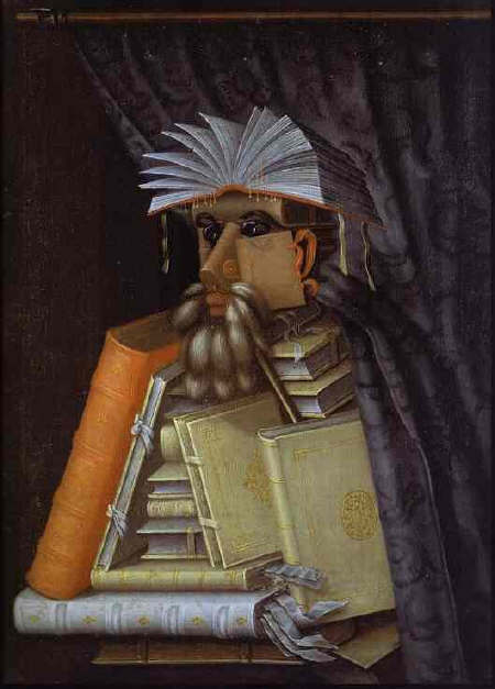 Giuseppe Arcimboldo. The Librarian. c.1566