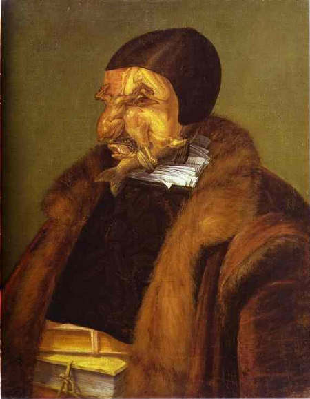 Giuseppe Arcimboldo. The Lawyer. 1566