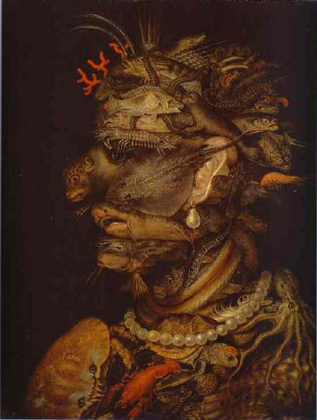 Giuseppe Arcimboldo. Water. 1566