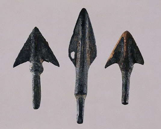 Chalcolithic arrowheads found in the Gerona Province of Spain