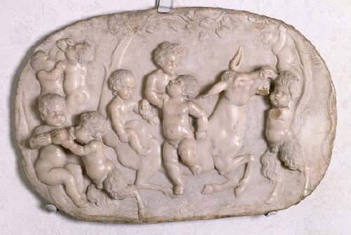  Dance of Putti and Satyrs by Francois Duquesnoy 17th c