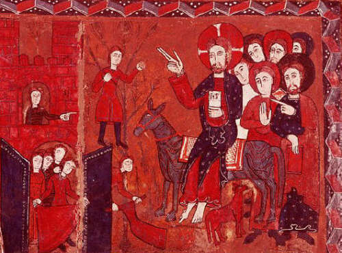 Entry Into Jerusalem by Master of Espilneves 12th c