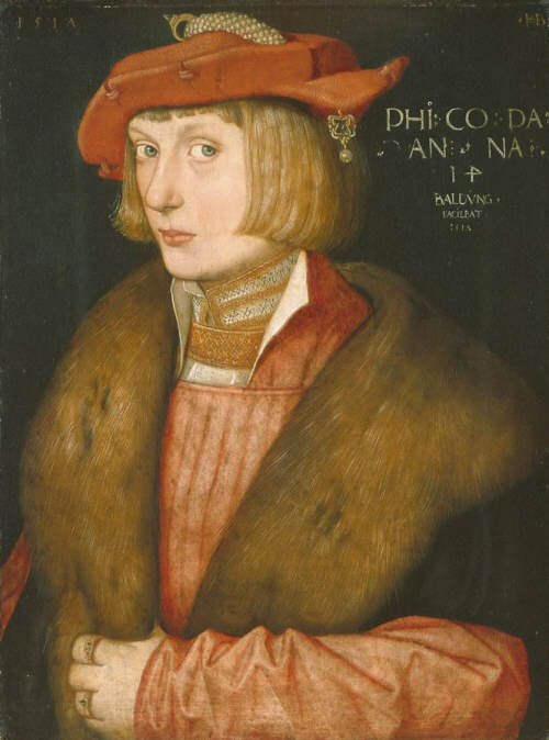 Hans Baldung Grien Portrait of Count Palatine Philipp the Warlike