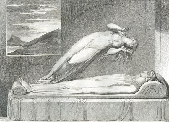 William Blake An illustration for the poem The Grave by Robert Blair