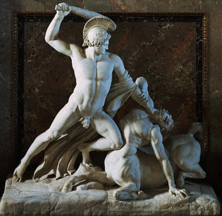 Hercules Slaying the Centaur Eurytion