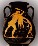 Amphora with Heracles Attacking Geras