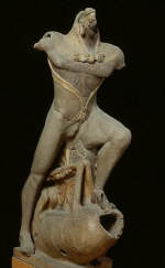 Ancient Roman Sculpture of Hercules