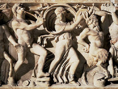 Sarcophagus With Bacchanal [detail]