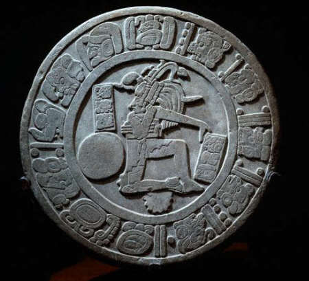 Mayan Commemorative Chinkultic Disc 590