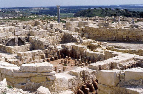 Roman Thermae in Kourion, Cyprus