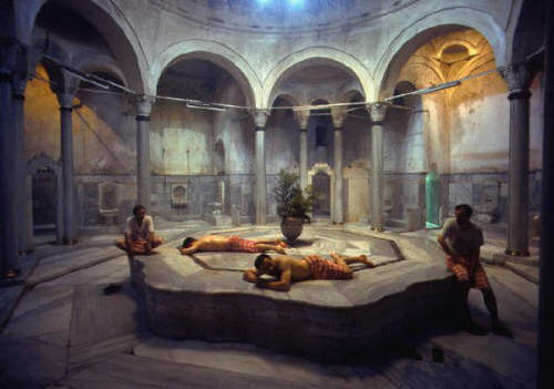 Cagologu Hamami, the oldest Turkish baths in Istanbul, built around 1690
