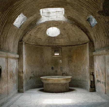Caldarium of the Thermae of the Forum at Pompeii