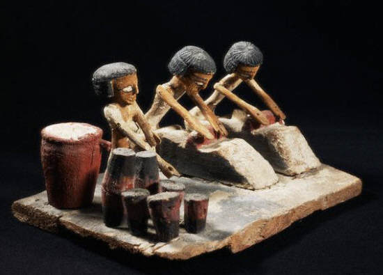 Model Depicting Preparation of Bread and Beer ca. 2050-1786 B.C.