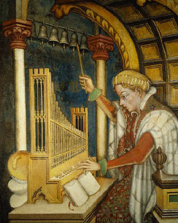 Music from the Liberal Arts Fresco from Room of the Liberal Arts and Planets in the Trinci Palace 14th c
