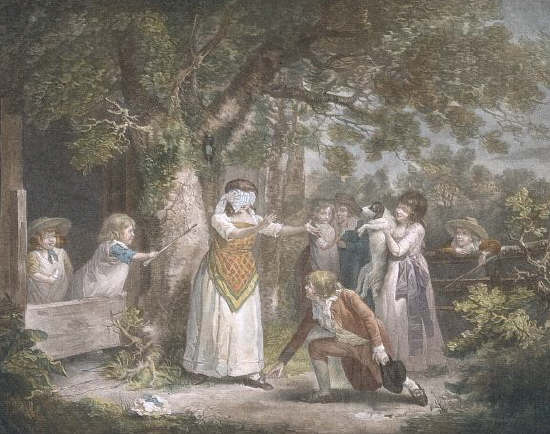 Children Play Blind Man's Buff by Ward ca. 1768