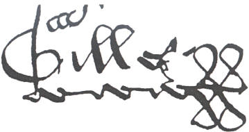 Подпись Жиля де Ре в его 'деле'