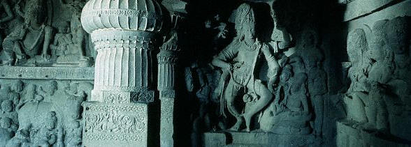 Shiva Nataraja Statue at Ellora Cave 21