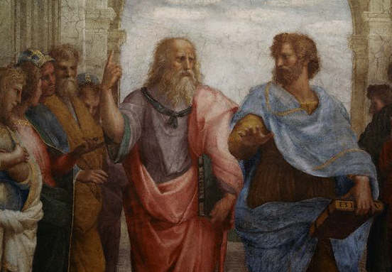 Plato and Aristotle from The School of Athens by Raphael