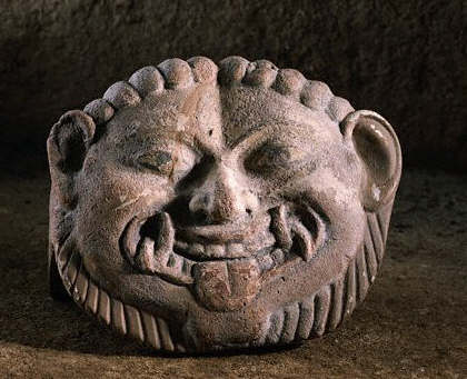 Archaic Greek Antefix in the Form of a Face 6 ..