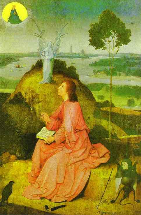 St. John the Evangelist on Patmos by Bosch