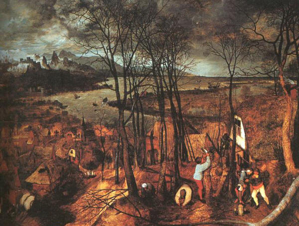 Gloomy Day by Jan Brueghel the Elder, 1565
