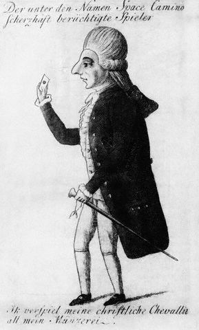 Caricature of Casanova