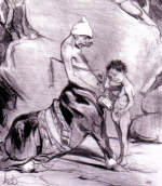 Honore Daumier The Education of Achilles 1842
