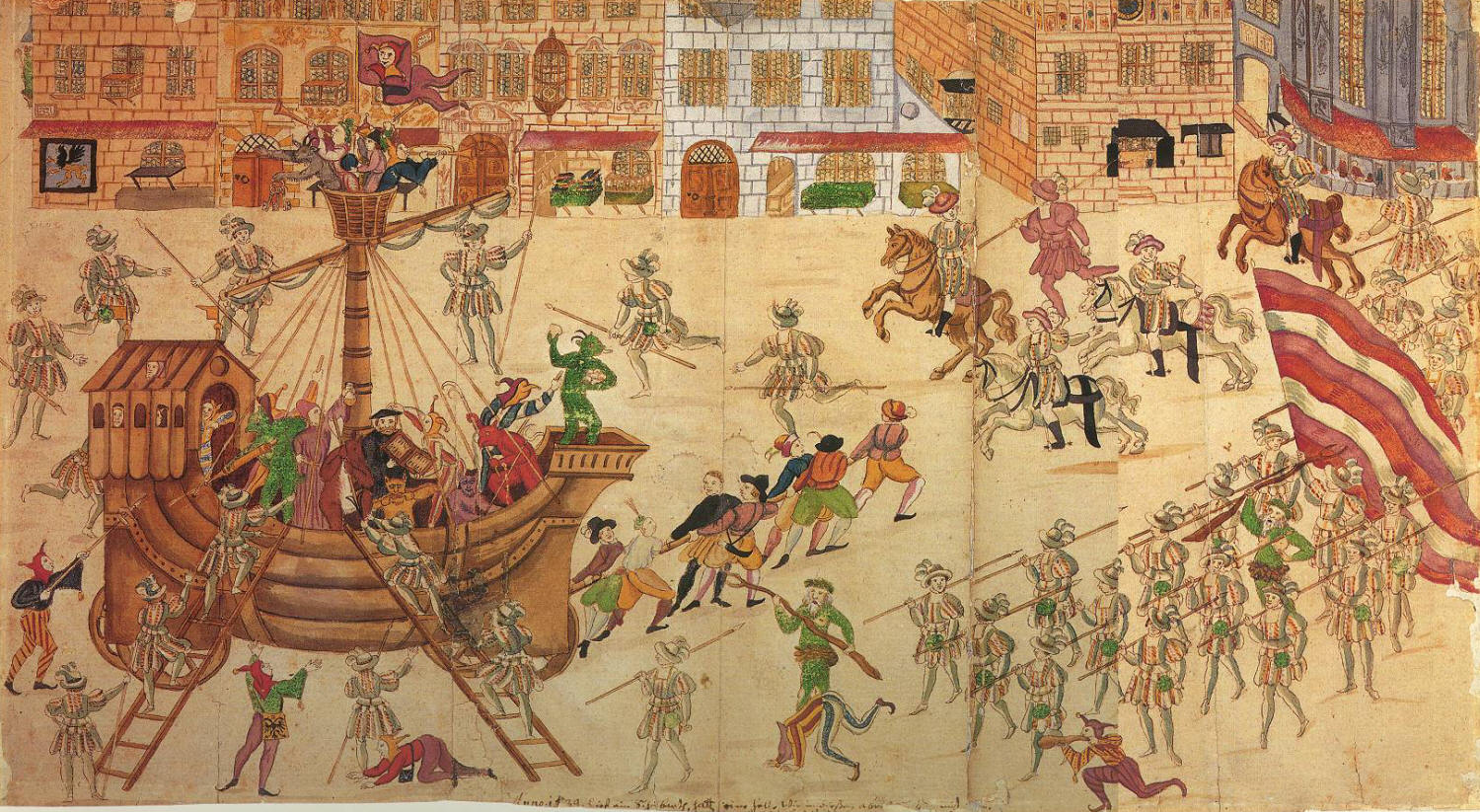 Schembartlauf in Nuremberg 1539