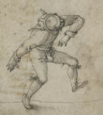 A dancing fool by Hans Sebald Beham