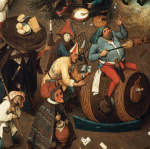 The Battle Between Carnival and Lent by Pieter Bruegel the Elder