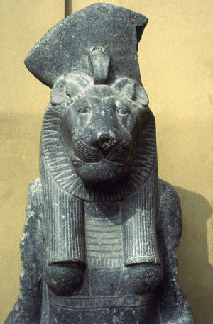 Statue of the Egyptian goddess Sekhmet