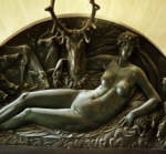 The Nymph of Fontainebleau by Benvenuto Cellini