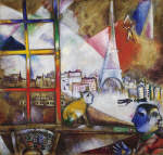 Марк Шагал. Париж из окна, 1913