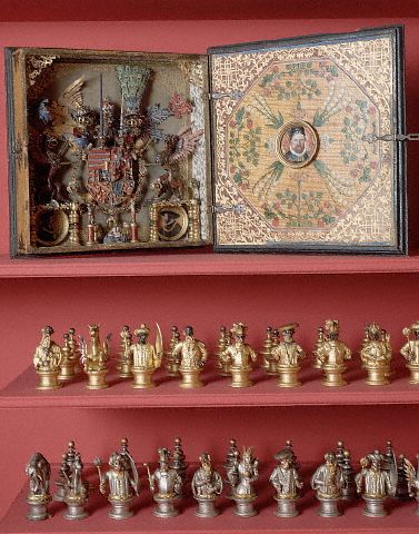Chess pieces, once belonging to Archduke Ferdinand II