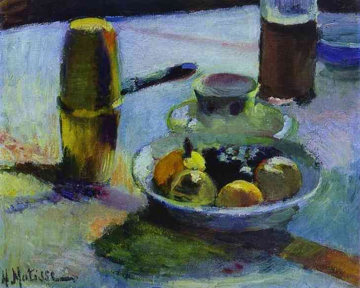 Fruit and Coffee-Pot by Henri Matisse 1899