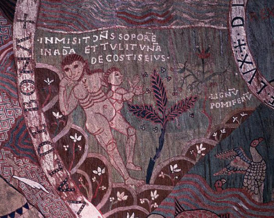 Detail Showing Adam and Eve from the Tapestry of the Creation