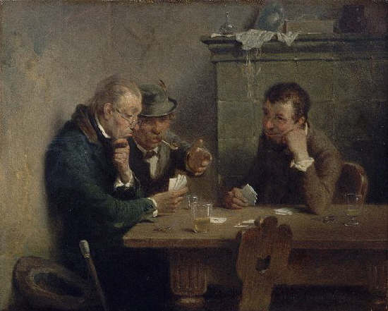 The Players by Hugo Wilhelm Kauffmann са. 1895