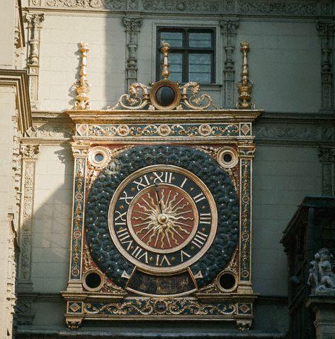 Clock on le Gros-Horloge in Rouen 1527