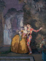  . A Harlequin and a Lady.  1912
