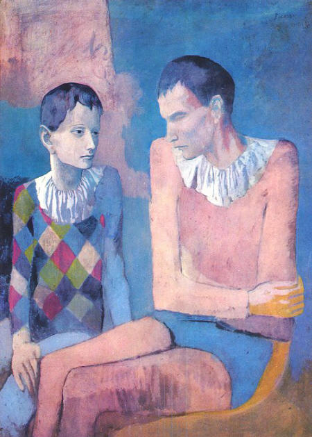 Picasso Acrobate et jeune arlequin