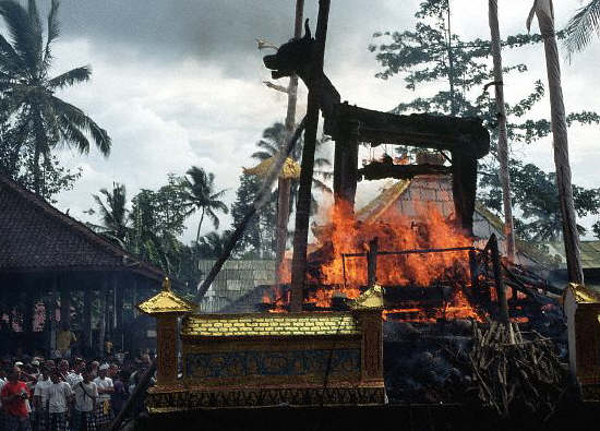 Cremation Ceremony for a Prince. Ubud, Bali, Indonesia