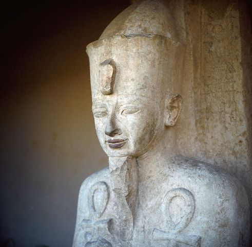 Sculpture of Ramses II as Osiris 13 BC