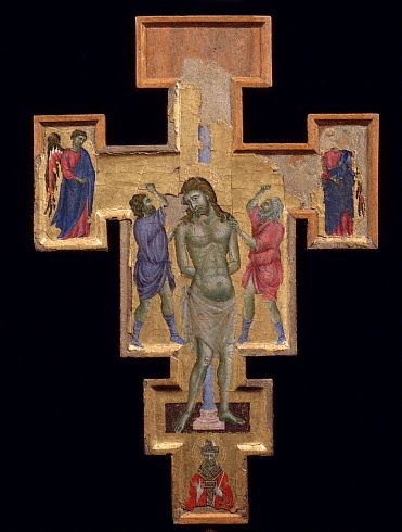 Reverse Side View of  Crucifix by Palmerino di Guido