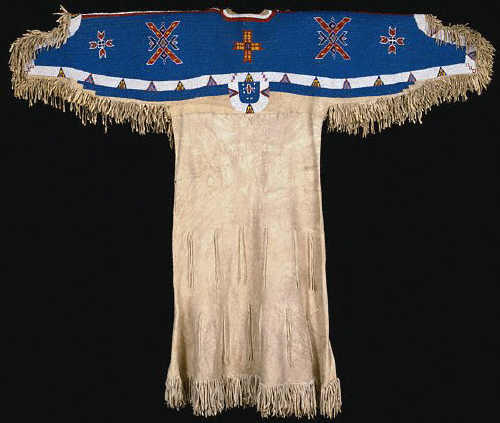 Sioux Dress Decorated with Beadwork