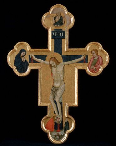 Painted Cross by Meo da Siena 1319-1334
