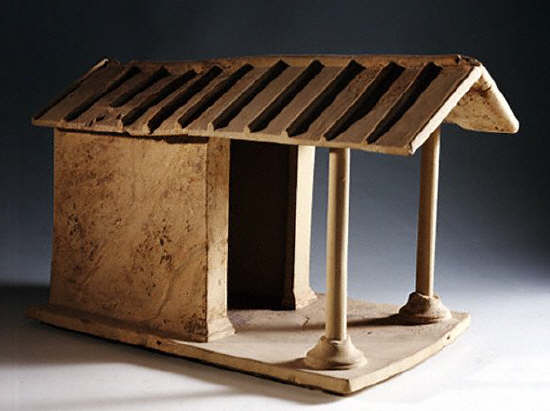 Votive Model of an Italic Temple 5 B.C.